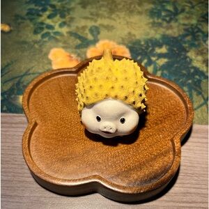 Pottery durian pig tea pet